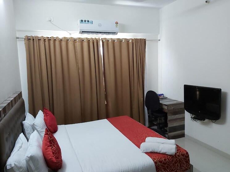 Bedroom, romell-aether 2 Bedroom 709 Sq.Ft. Apartment In Goregaon East Mumbai 9069971