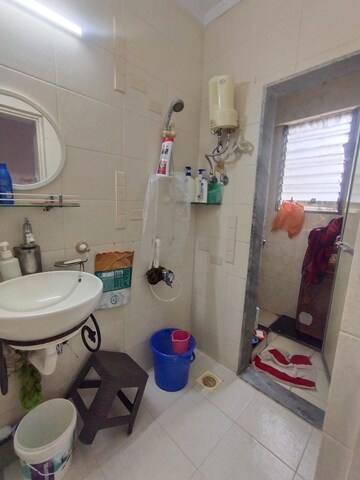 Bathroom in 2 BHK Apartment at Srishti Panch Srishti, Powai – for Rent
