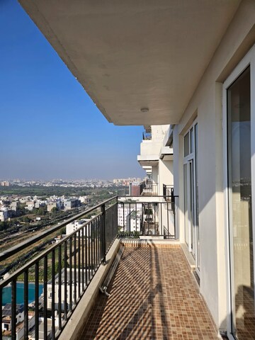 Balcony in 3 BHK Apartment at Omaxe The Palace, Gomti Nagar – for Rent