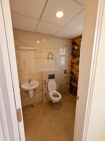 Bathroom in 3 BHK Apartment at Omaxe The Palace, Gomti Nagar – for Rent