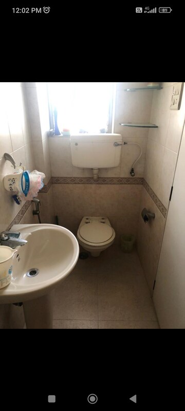 Bathroom in 2 BHK Apartment at Labh Samruddhi CHS, Vile Parle West – for Rent