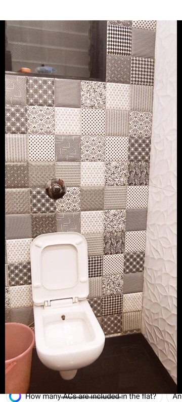 Bathroom in 2.5 BHK Apartment at Ashoka Tower Andheri, Versova – for Rent