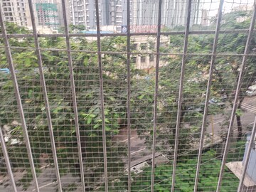Balcony in 2 BHK Apartment at Clover Everest World Chs Ltd, Kolshet Road – for Rent