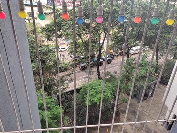 Balcony in 2 BHK Apartment at Clover Everest World Chs Ltd, Kolshet Road – for Rent