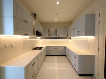 Kitchen in 4 BHK Apartment at Bhartiya Leela Residences, Thanisandra Main Road – for Rent