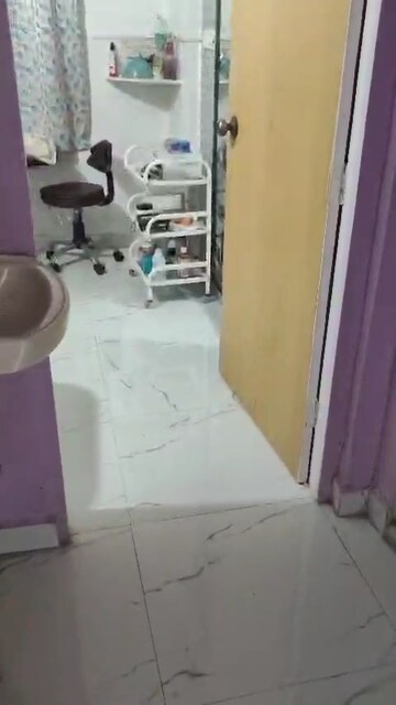 Bathroom in 1 BHK Apartment at Purushottam Park, Ghodbunder Road – for Rent
