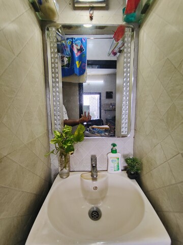 Bathroom in 1 BHK Apartment at Lokpuram CHS, Vasant Vihar – for Sale