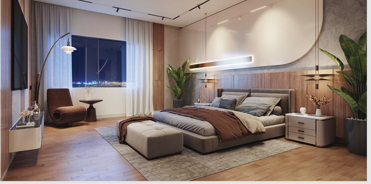 Bedroom, nanakramguda 4 Bedroom 4025 Sq.Ft. Apartment In Nanakramguda Hyderabad 9070211