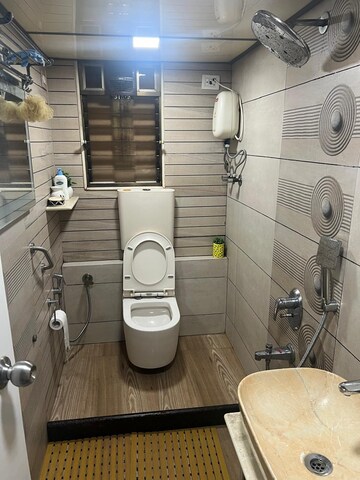 Bathroom in 2 BHK Apartment at Usha Gardens, Malad West – for Rent