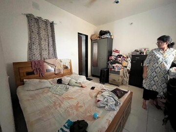 Bedroom in 2 BHK Apartment at Yashwin Sukhniwas, Hinjewadi – for Rent