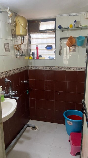 Bathroom in 1 BHK Apartment at Bhumiraj Woods, Kharghar – for Rent