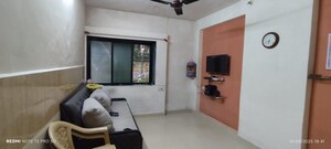 Living Room in 1 BHK Apartment at Paras CHS Borivali, Borivali West – for Sale