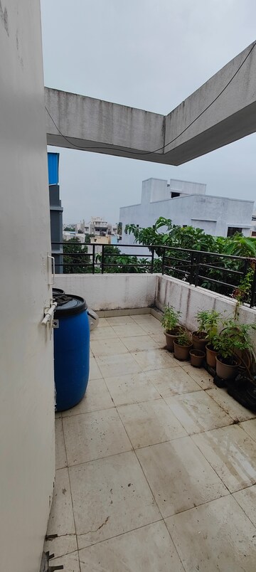 Balcony in 2 BHK Apartment at J P Heights Apartment, Yashwant Nagar – for Rent