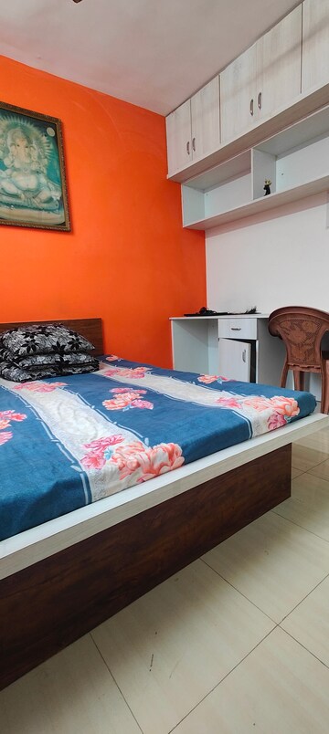 Bedroom in 2 BHK Apartment at J P Heights Apartment, Yashwant Nagar – for Rent