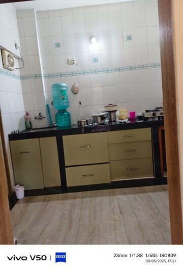 Kitchen in 1 BHK Apartment at Vishwakarma Tower, Kharghar – for Rent
