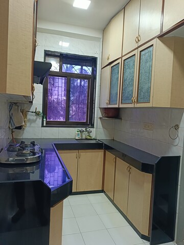 Kitchen in 1 BHK Apartment at Adarsh Nagar Society, Worli – for Rent