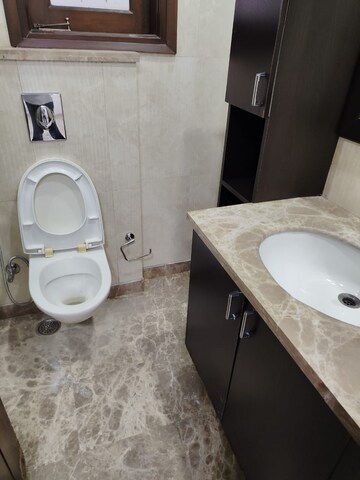 Bathroom in 3 BHK Builder Floor at Uday Park – for Rent