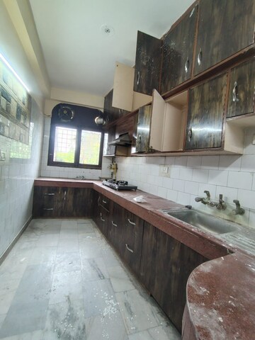 Kitchen in 3 BHK Builder Floor at Malviya Nagar – for Rent