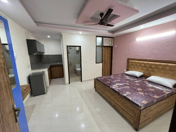 Kitchen in 1 RK Builder Floor at Nathupur – for Rent