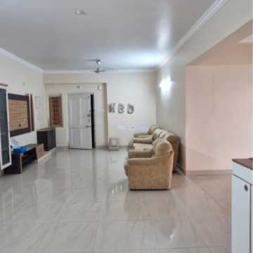Living Room in 3 BHK Builder Floor at Kondapur – for Rent