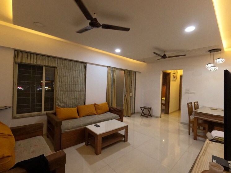 Living Room, uday-emerald-park 2 Bedroom 780 Sq.Ft. Apartment In Tathawade Pune 9070471