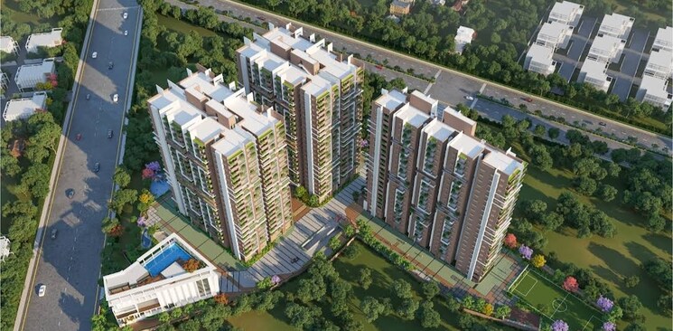 Master Plan, poulomi-avante 3 Bedroom 2130 Sq.Ft. Apartment In Kokapet Hyderabad 9070511