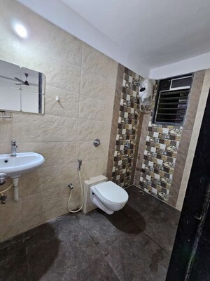 Bathroom in 3 BHK Apartment at Galaxy Greenwoods, Kharghar – for Sale