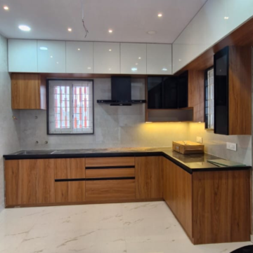 Kitchen in 3 BHK Builder Floor at Kondapur – for Rent