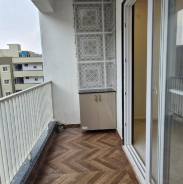 Balcony in 3 BHK Builder Floor at Kondapur – for Rent