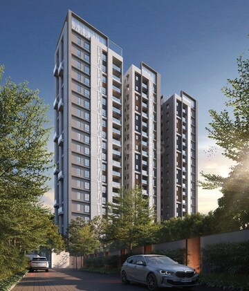 3 BHK Apartment – Exterior View View at Em Bypass - for Sale
