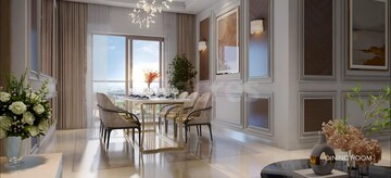 Living Room in 3 BHK Apartment at Em Bypass – for Sale