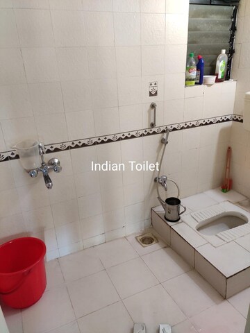 Bathroom in 3 BHK Apartment at Brahma Avenue, Kondhwa – for Rent
