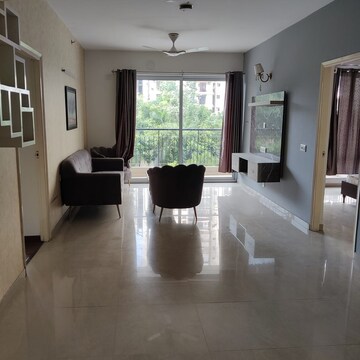 Living Room in 2.5 BHK Apartment at MCC Signature Heights, Raj Nagar Extension – for Rent