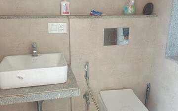 Bathroom in 1 BHK Apartment at Dynamix Avanya, Dahisar East – for Rent