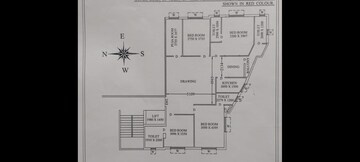 Floor Plan in 4 BHK Apartment at Teghoria – for Sale