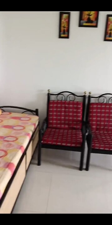 Bedroom in 1 BHK Builder Floor at Gera Adara, Hinjewadi – for Rent