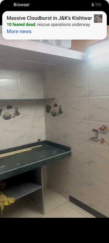 Bathroom in 1 RK Apartment at Kurla West – for Rent