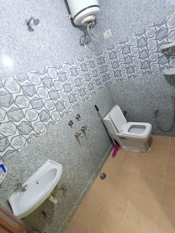 Bathroom in 2 BHK Builder Floor at Malviya Nagar – for Rent