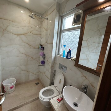 Bathroom in 2 BHK Builder Floor at Lajpat Nagar I – for Rent