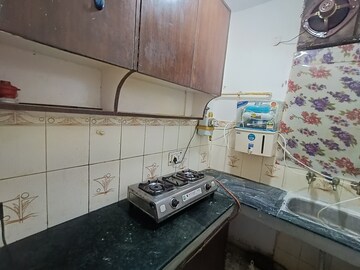 Kitchen in 1 BHK Builder Floor at Malviya Nagar – for Rent