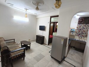 Living Room in 1 BHK Builder Floor at Malviya Nagar – for Rent