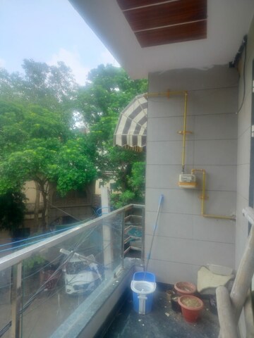 Balcony in 3.5 BHK Builder Floor at Ramesh Nagar – for Rent
