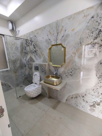 Bathroom in 3 BHK Apartment at Indiabulls Sky Forest, Lower Parel – for Rent