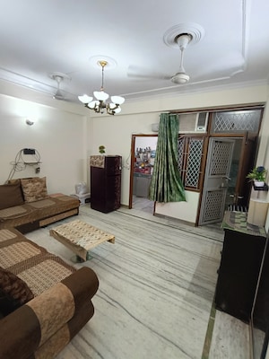 Living Room in 2 BHK Builder Floor at Malviya Nagar – for Rent