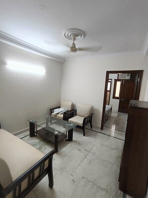Living Room in 2 BHK Builder Floor at Malviya Nagar – for Rent