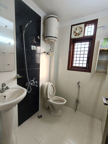 Bathroom in 2 BHK Builder Floor at Malviya Nagar – for Rent