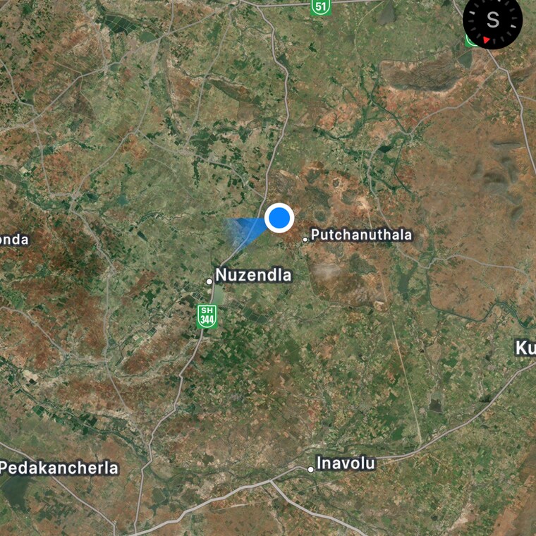 Map Location, vinukonda Commercial Land 5 Acre In Vinukonda Guntur 9070831