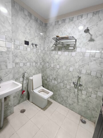 Bathroom in 2 BHK Builder Floor at Malviya Nagar – for Rent