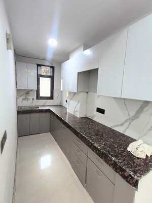 Kitchen in 2 BHK Builder Floor at Malviya Nagar – for Rent