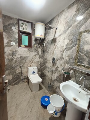 Bathroom in 2 BHK Builder Floor at Malviya Nagar – for Rent